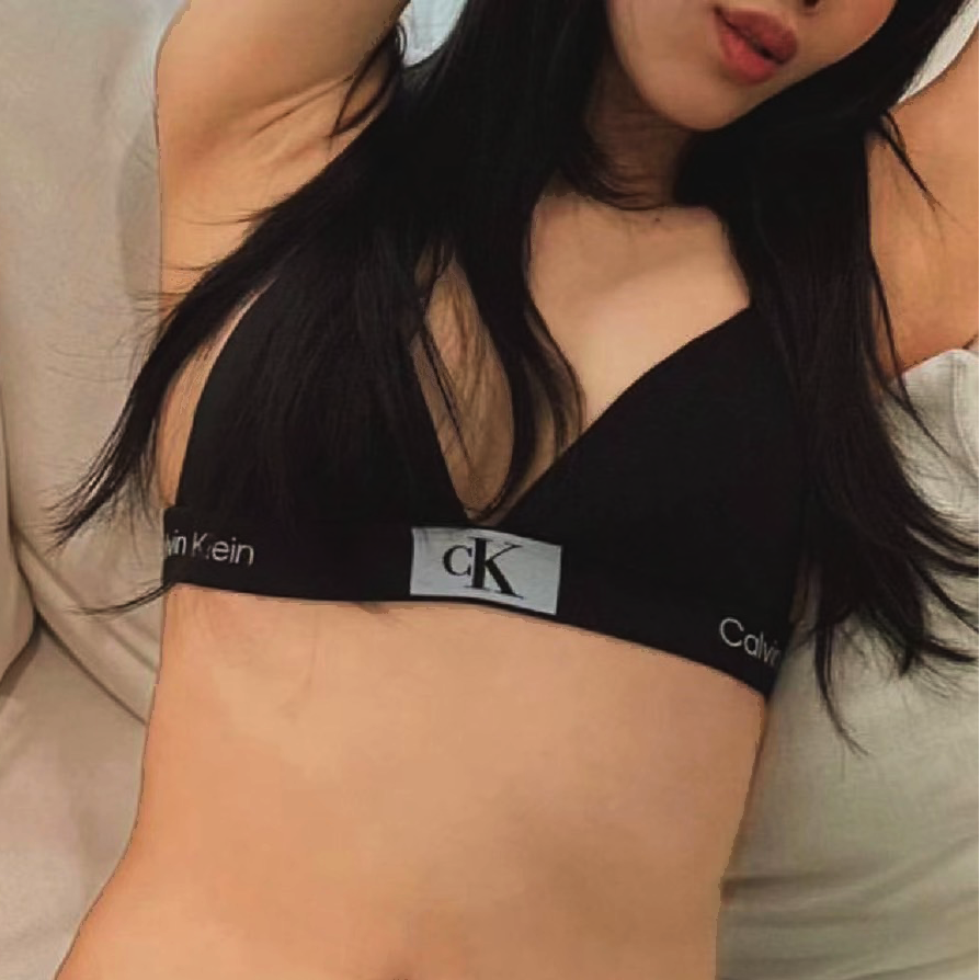 Calvin Klein 1996 CK Low-Rise Cotton Blend Triangle Underwear Monogram Panties